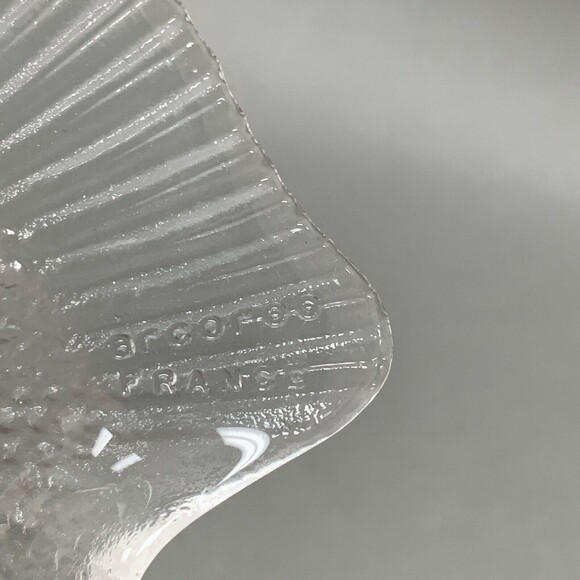 Arcoroc France Fish Clear Textured Glass Plate 10 1/8" - Picture 4 of 4